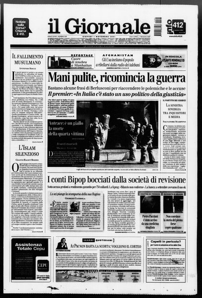 Il giornale : quotidiano del mattino